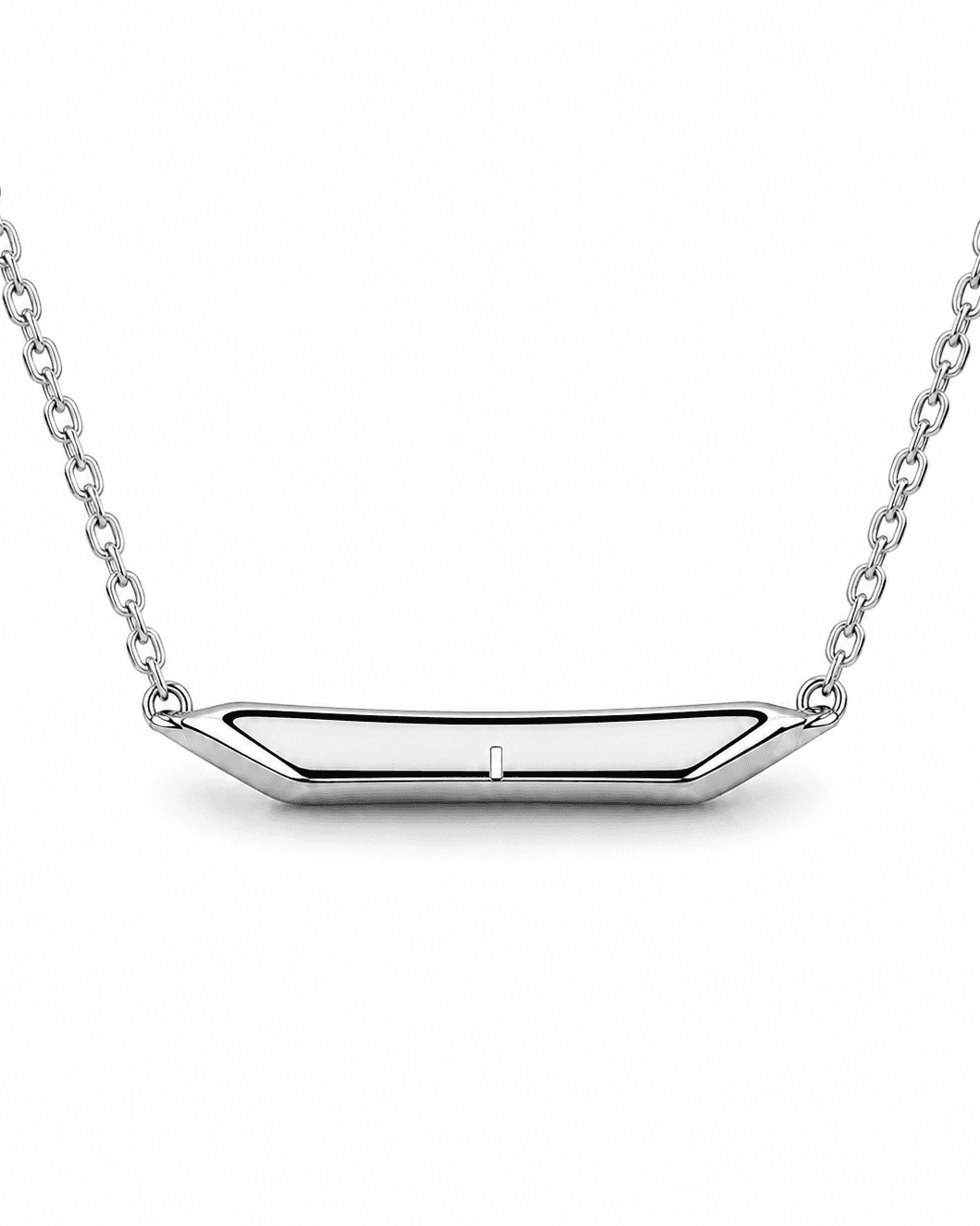 Silver titanium Zorver Necklace