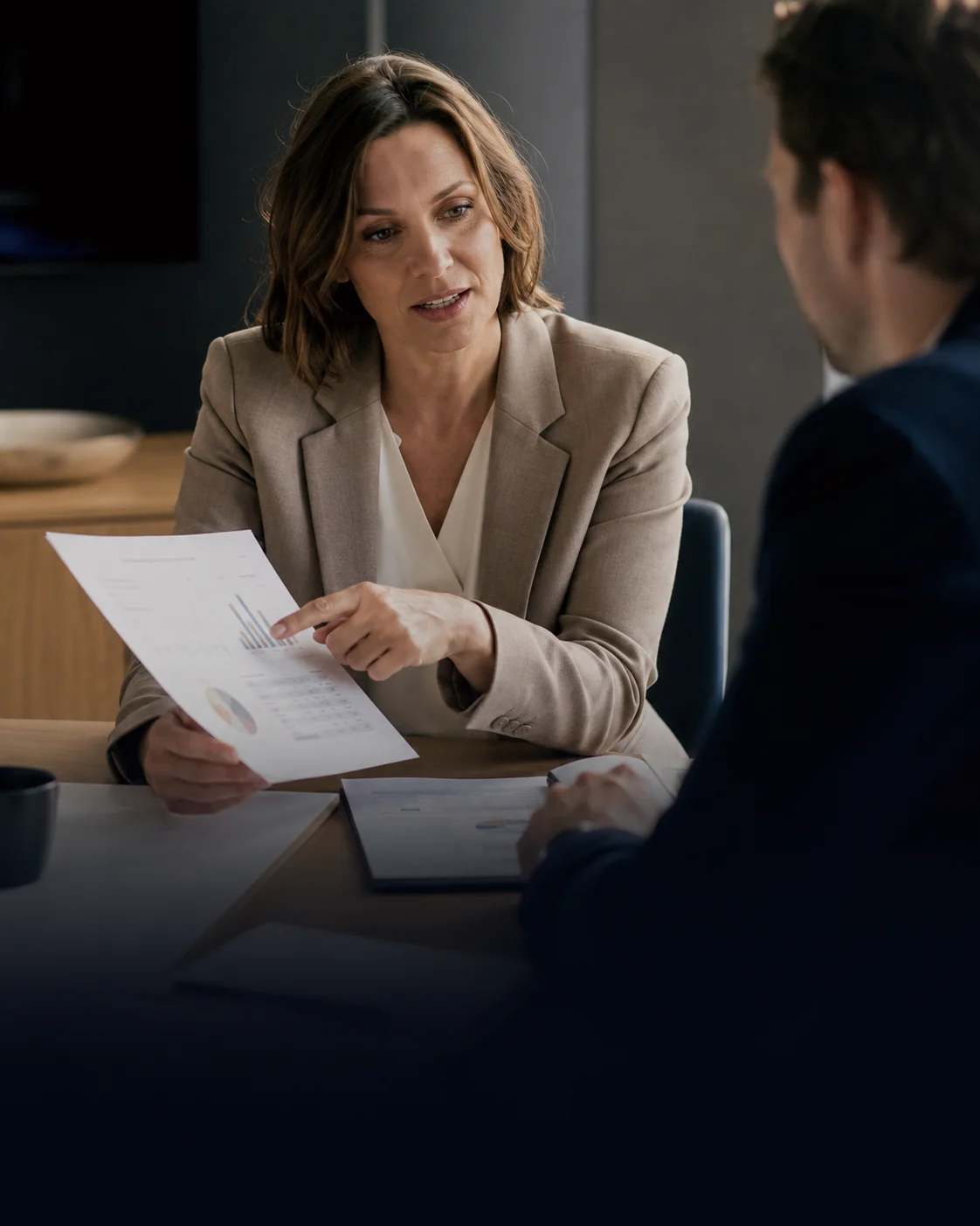 Finance in conversation at work